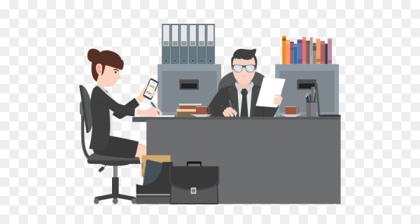 Офисные работники для презентации