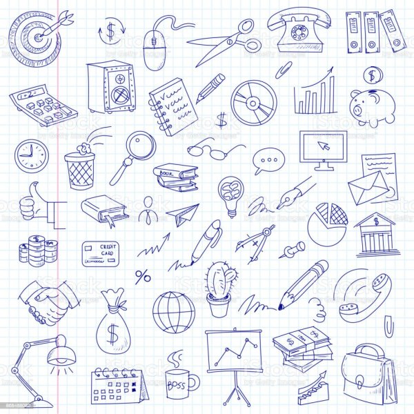 Рисунки ручкой школьные