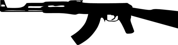 Автомат Калашникова АК-47 вектор