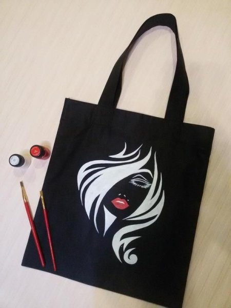 Сумка с рисунком города