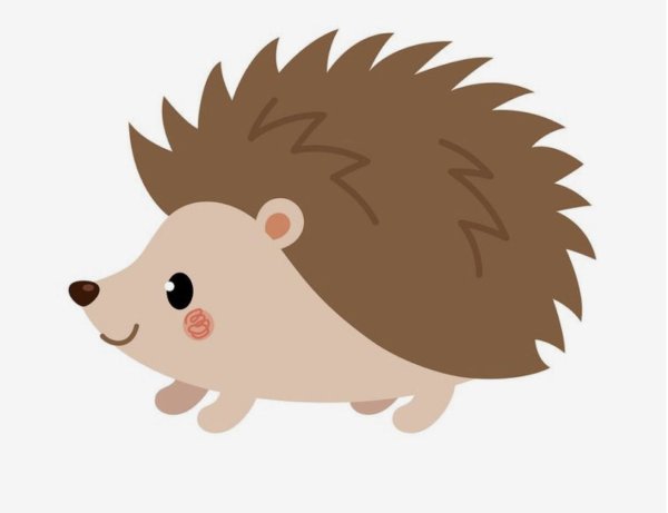 Ежик мультяшный