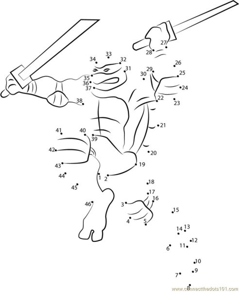 Рисование по цифрам для детей