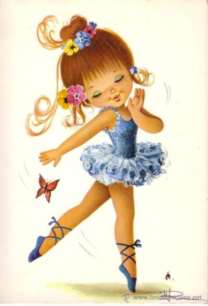 Балерина мультяшная