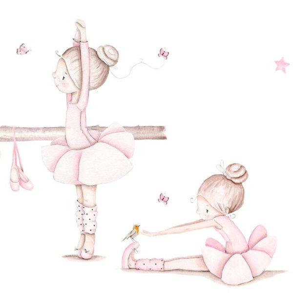 Девочка балерина рисунок