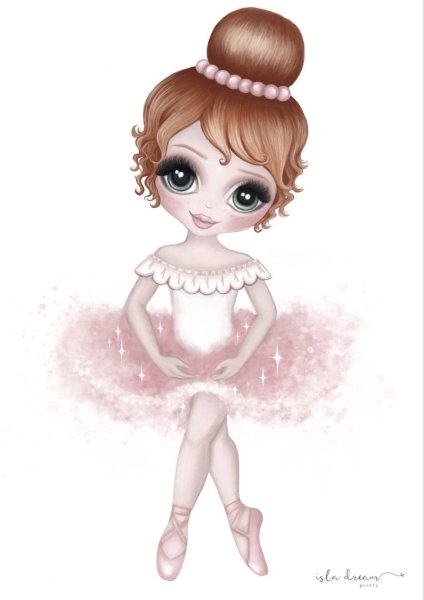 Девочка балерина рисунок