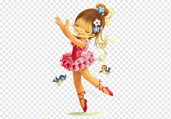 Смешная балерина рисунок