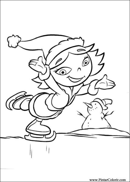 Маленькие Эйнштейны раскраска