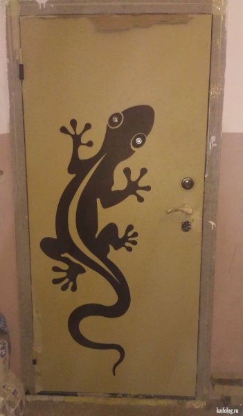 Дверь рисунок