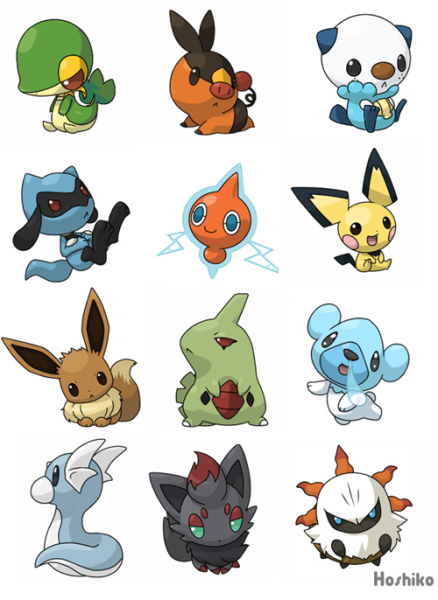 Маленькие покемоны