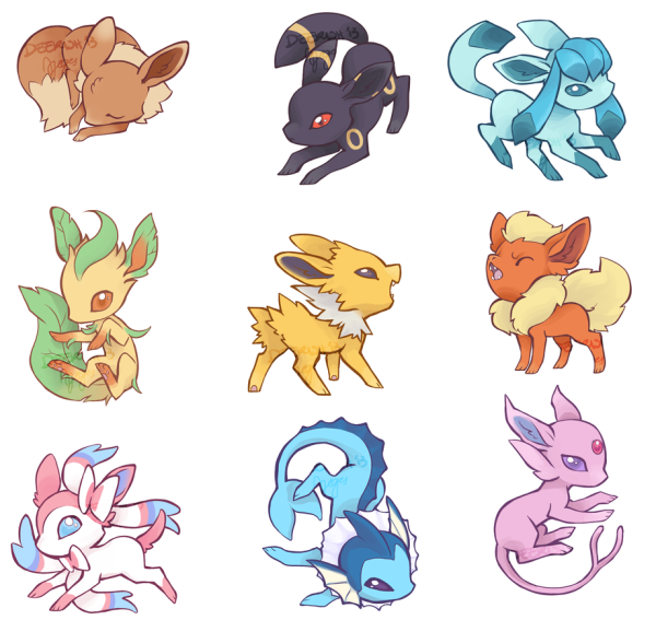 Покемон иви эволюции