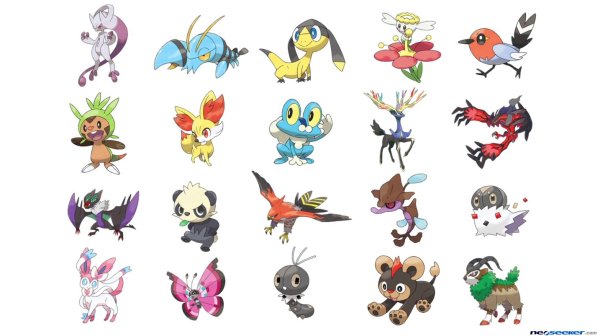 Раскраска покемоны много