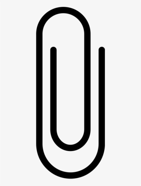 Пиктограмма скрепка