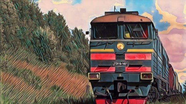 Локомотив РЖД 2тэ116 кабина