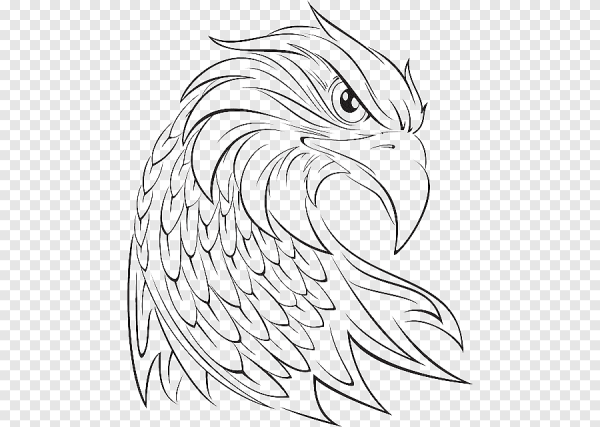 Трафарет орла