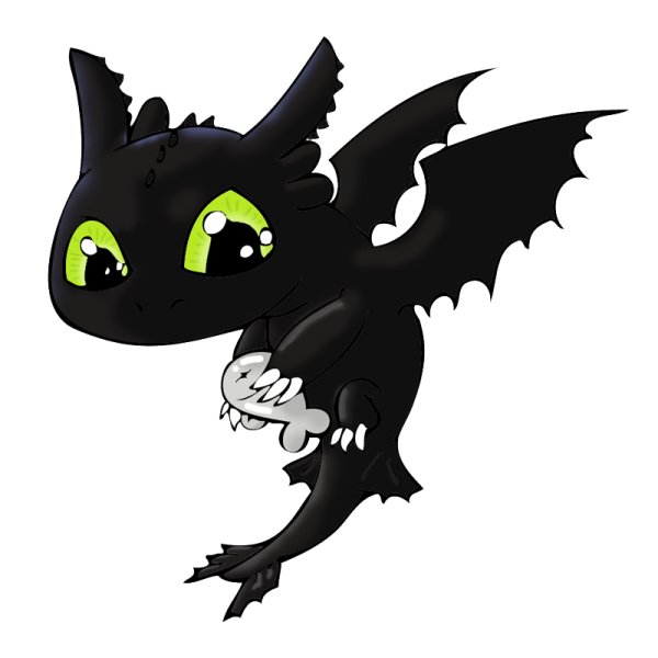 Беззубик раскраска для детей легкий