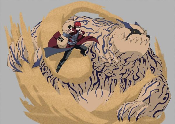 Наруто Гаара и Шукаку