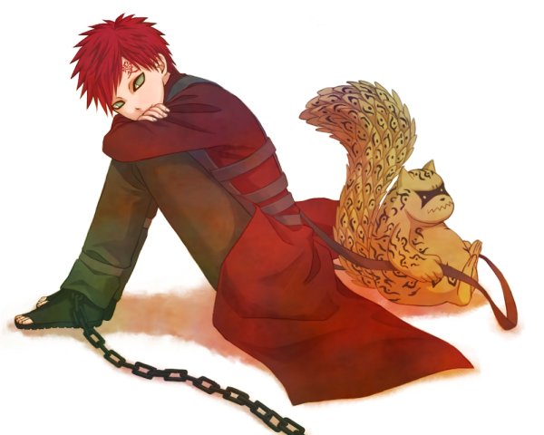 Аниме Наруто Гаара и Шукаку