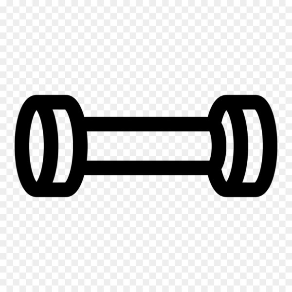 Гантеля нарисованная