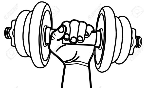 Гантели гири штанги раскраска