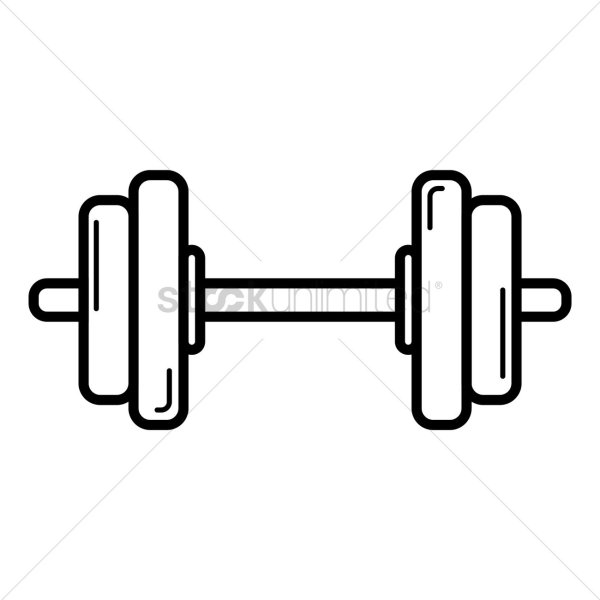 Гантели раскраска для детей