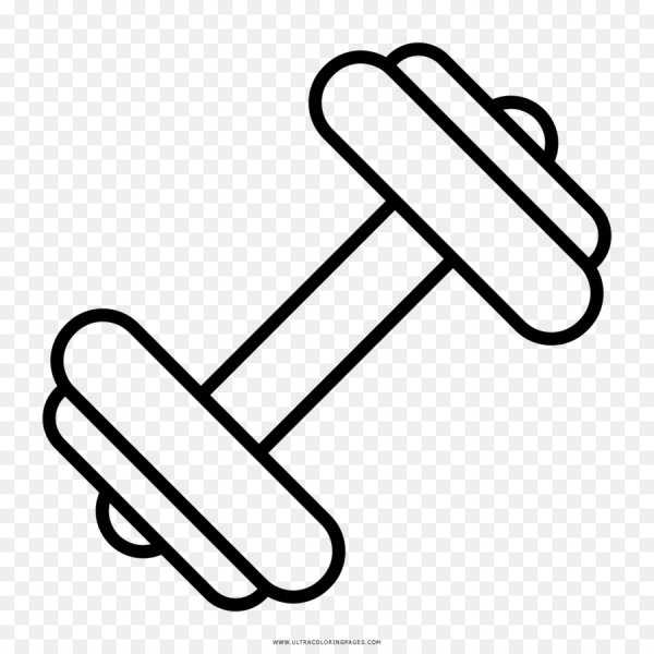 Гантели для рисования