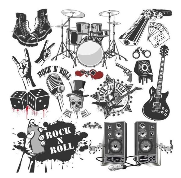 Стикеры связанные с роком