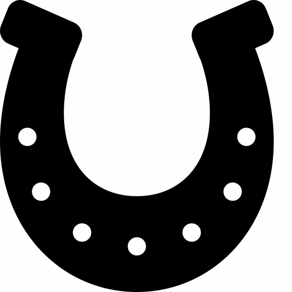 Подкова трафарет