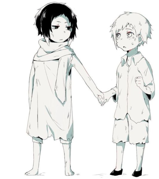 Великий из бродячих псов ребенок Акутагавы и Ацуши