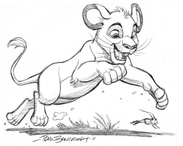 Eskiz Disney Король Лев