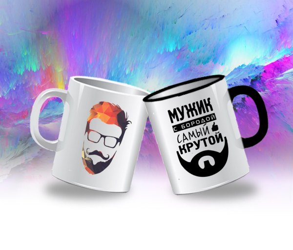 Креативные надписи на кружках