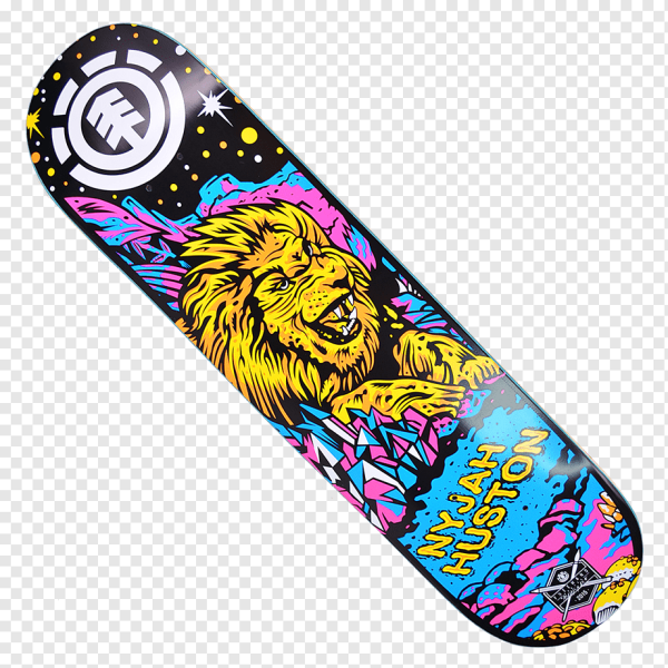 Разрисованный скейт