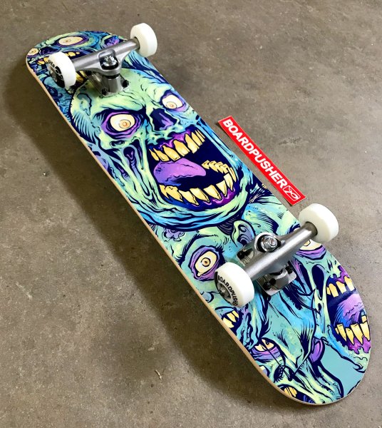 Чертеж скейтборда снизу