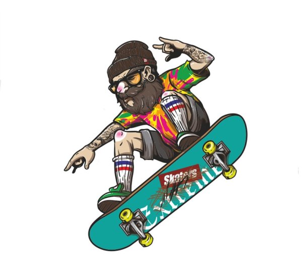 Принт на скейтборд