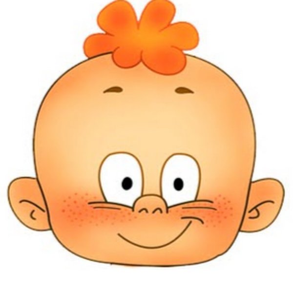 Лицо ребенка мультяшное