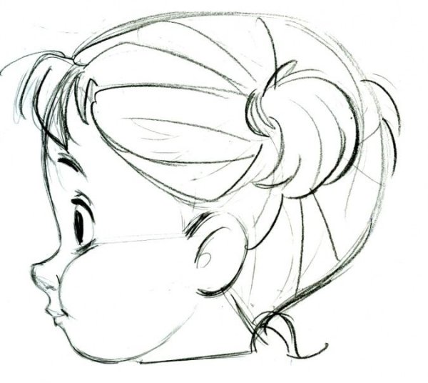 Лицо девушки раскраска