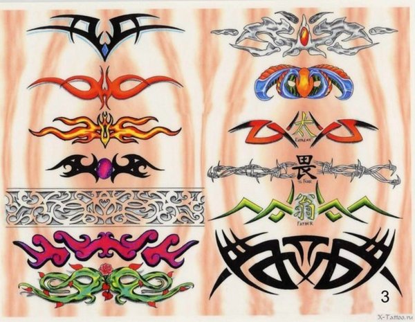 Тату ручкой на коже