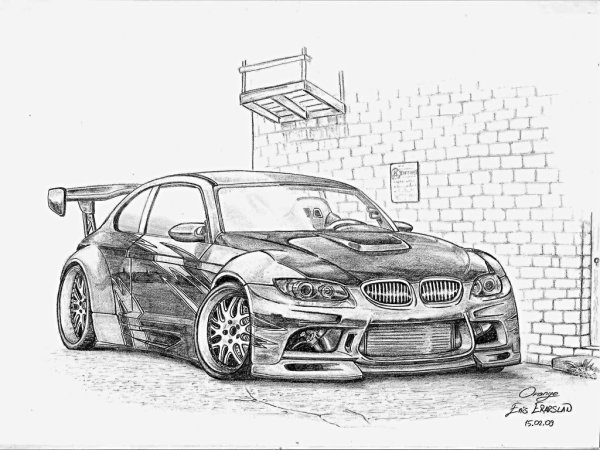BMW m5 e60 рисунок