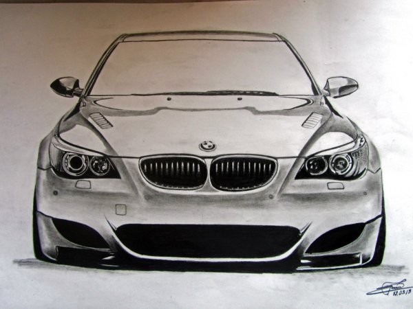 BMW m5 f90 drawing