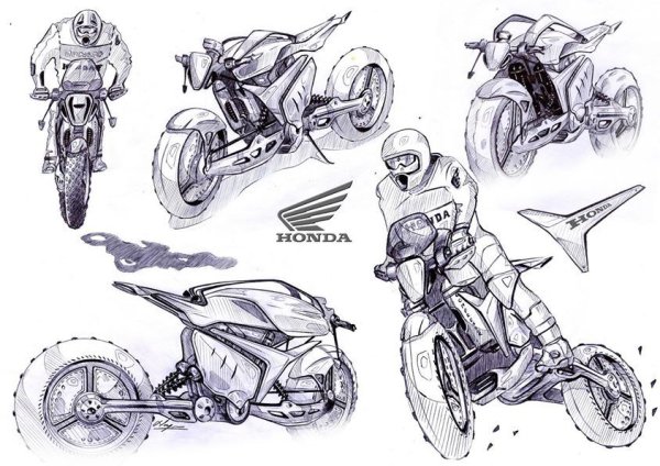 Мото Хонда скетч