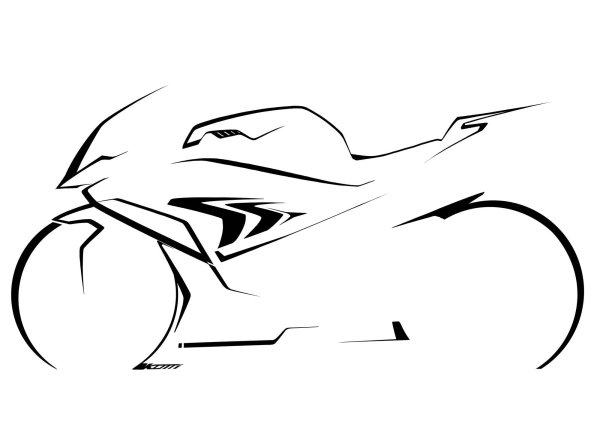 Мотоцикл эскиз