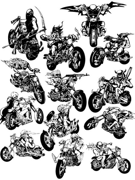 Тату байкеров эскизы