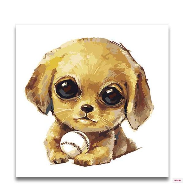 Милая собака рисунок