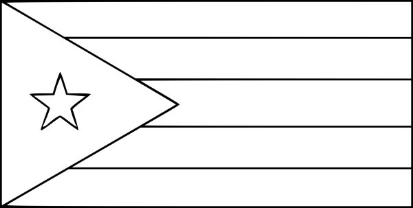 Флаг раскраска детская