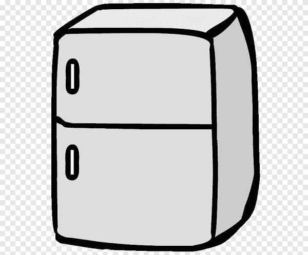 Холодильник раскраска для детей