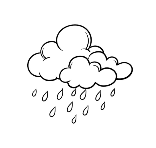 Туча рисунок