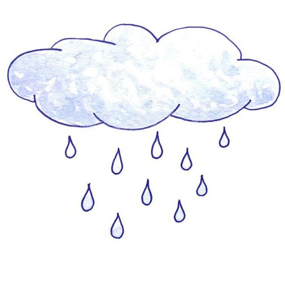 Картинки для срисовки облака