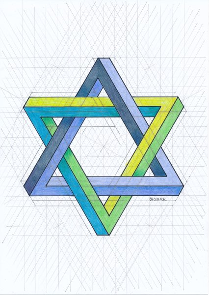 Треугольник Пенроуза 3d