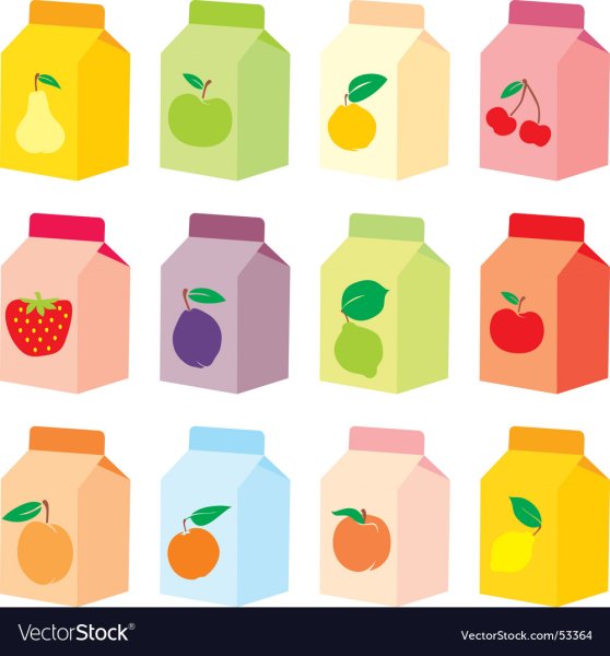 Коробка с соком для детей