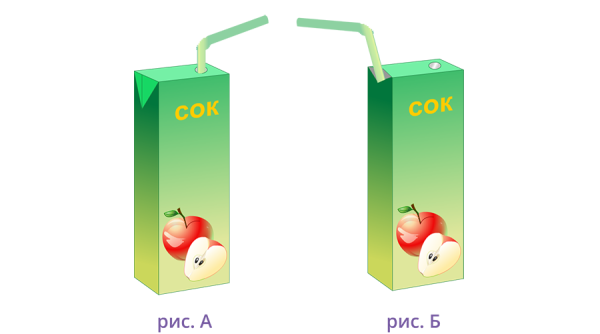 Раскраска стакан с трубочкой