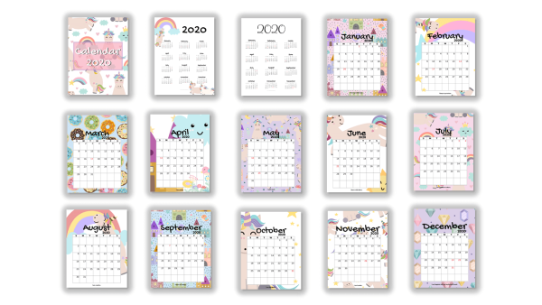 Мини календарь печать